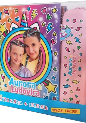 Aurora E Ludovica. Set Astuccio E Diario. Ediz. A Colori fronte