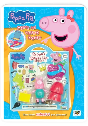 Come Mi Vesto Oggi? + Dress Up Set. Activity Con Gadget. Peppa Pig fronte
