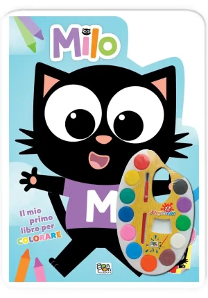 Mio Primo Libro Da Colorare. Milo. Con Acquerelli (il) fronte