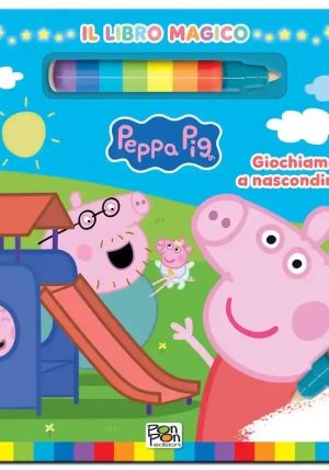 Il Libro Magico. Giochiamo A Nascondino? Peppe Pig fronte