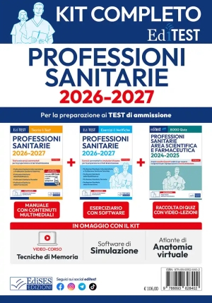 Professioni Sanitarie - Kit 3v Di Preparazione fronte