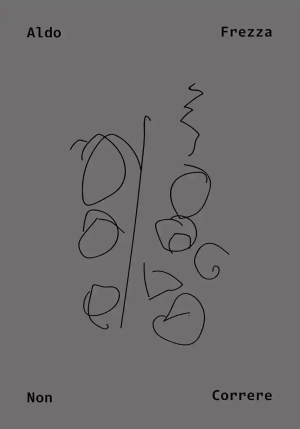 Non Correre. Aldo Frezza. Ediz fronte