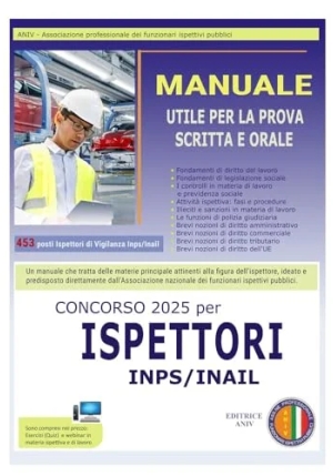 Concorso 2025 Ispettori Inps fronte
