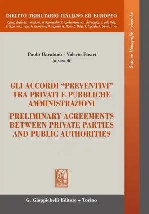 Accordi Preventivi Tra Privati E P.a. fronte