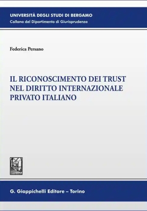 Riconoscimento Dei Trust Diritto Int.le fronte