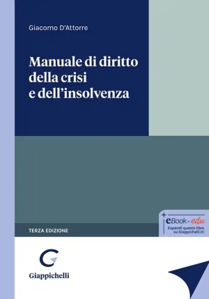 Manuale Diritto Crisi Insolvenza 3ed. fronte