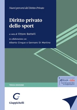 Diritto Privato Dello Sport 3ed. fronte