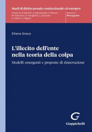 Illecito Ente Nella Teoria Colpa fronte