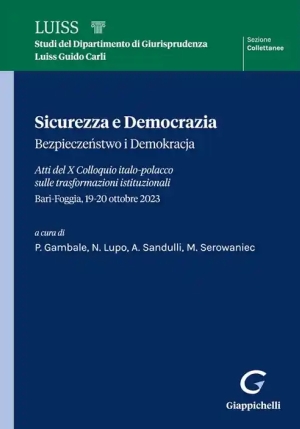 Sicurezza E Democrazia fronte
