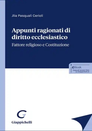 Appunti Ragionati Diritto Ecclesiastico fronte