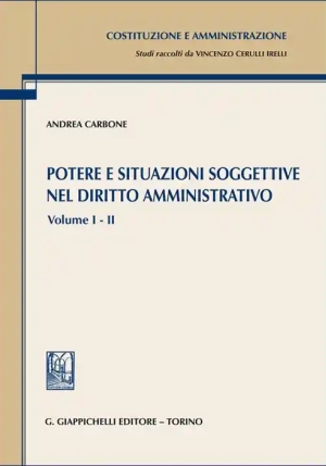 Potere E Situz.sogg.dir.amm.vo 2 Tomi fronte