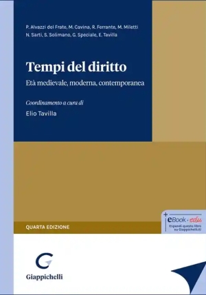 Tempi Del Diritto 4ed. fronte