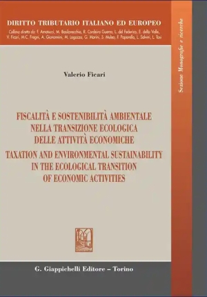 Fiscalita' E Sostenibilita' Ambientale fronte