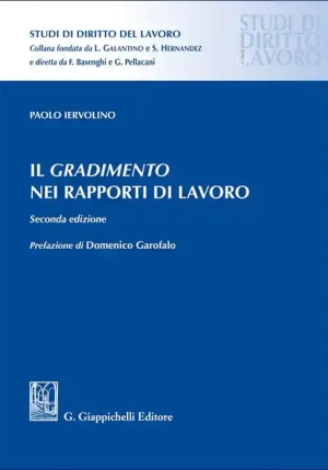 Gradimento Nei Rapporti Lavoro 2ed. fronte
