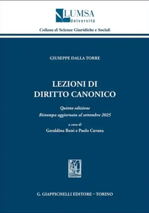 Lezioni Di Diritto Canonico 5ed fronte