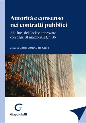 Autorita' E Consenso Contratti Pubblici fronte