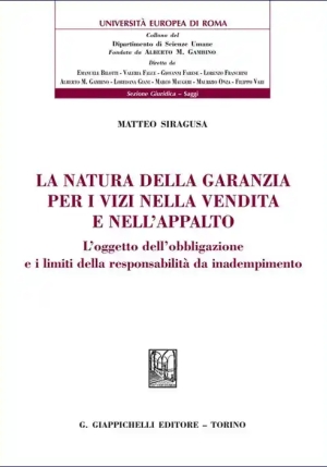 Garanzia Per Vizi Nella Vendita Appalto fronte