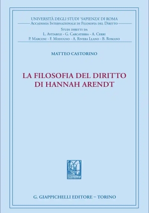 Filosofia Diritto Hanna Arendt fronte
