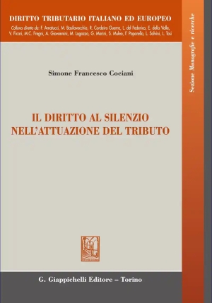 Diritto Al Silenzio Attuazione Tributo fronte