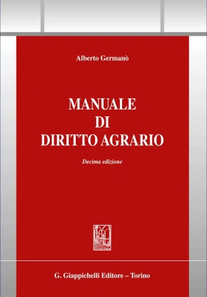 Manuale Diritto Agrario 10ed. fronte