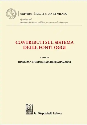 Contributi Sul Sistema Delle Fonti Oggi fronte