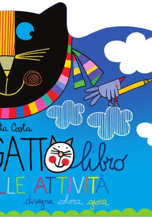 Gattolibro Da Colorare fronte