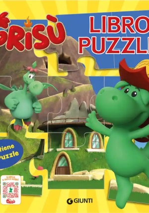Grisu'. Libro Puzzle fronte