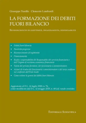 Formazione Dei Debiti Fuori Bilancio fronte