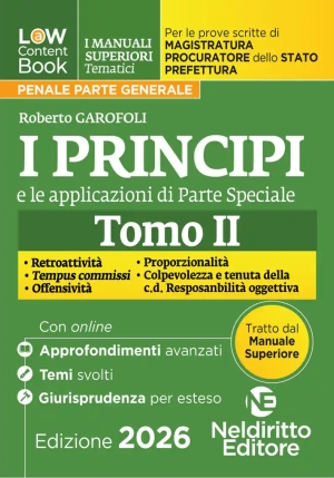 Principi Tomo Ii Man.super. 2026 fronte