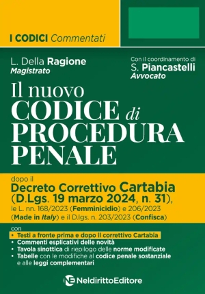 Codice Procedura Penale - Dopo Decreto Correttivo Cartabia fronte