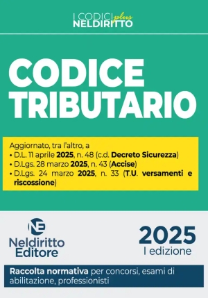 Codice Tributario Plus 2025 1ed. fronte