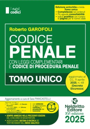 Codice Penale Ann.giurisprud.2025 Magist fronte