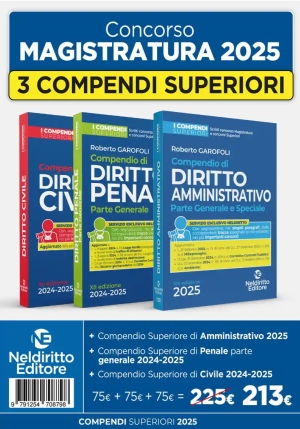 Kit 3v - Compendi Superiori fronte