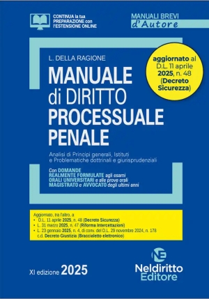 Manuale Breve Dir.process. Penale 2025 fronte