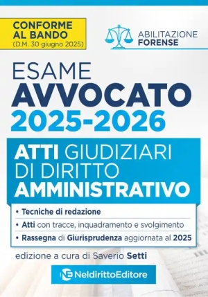 Esame Avvocato Atti Giud.amm.vo 202526 fronte