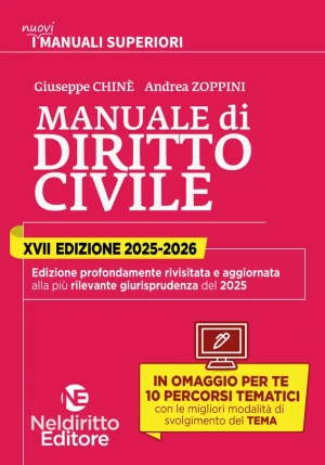 Manuale Superiore Dir.civile 2025 17ed. fronte