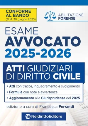 Esame Avvocato Atti Giud.civile 202526 fronte