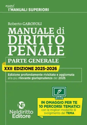 Manuale Superiore Dir.penale 2025 P.gen. fronte