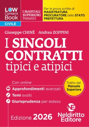 Singoli Contratti Tipici Atipici 2026 fronte