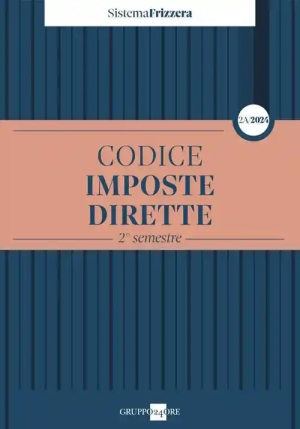 Codice Imposte Dirette 2a 2024 fronte