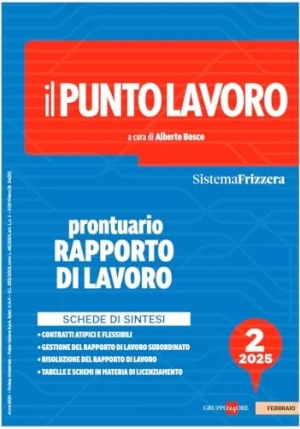Punto Lavoro 2 Pront.rapp.lavoro 2025 fronte