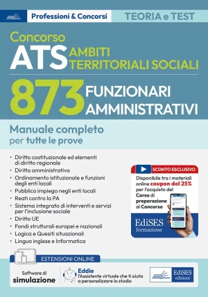 873 Funzionari Amministrativi Ats - Manuale fronte
