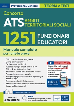 1251 Funzionari Educatori Ats - Manuale fronte