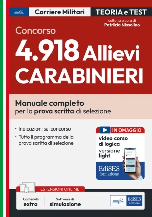 4918 Allievi Carabinieri - Manuale fronte