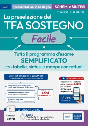 Preselezione Tfa Sostegno Facile fronte