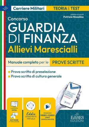 Allievi Marescialli Gdf - Manuale Prove Scritte fronte