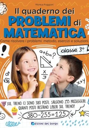 Quaderno Problemi Matematica Classe 3 fronte