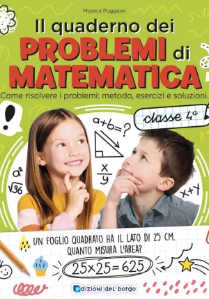 Quaderno Problemi Matematica Classe 4 fronte