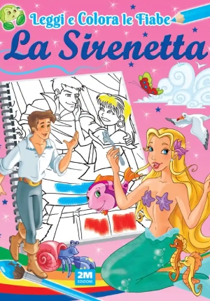 Leggi E Colora Le Fiabe La Sirenetta fronte