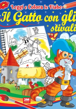 Leggi E Colora Le Fiabe Il Gatto Con Gli Stivali fronte